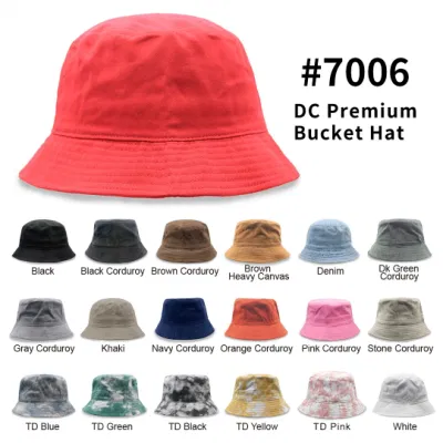 Progetta il tuo cappello da pescatore in cotone premium personalizzato